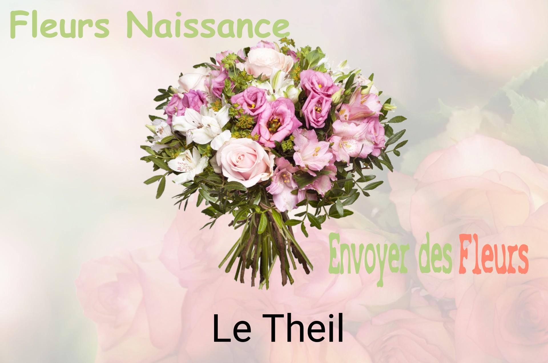 Bouquet de fleurs de naissance livré à Le Theil